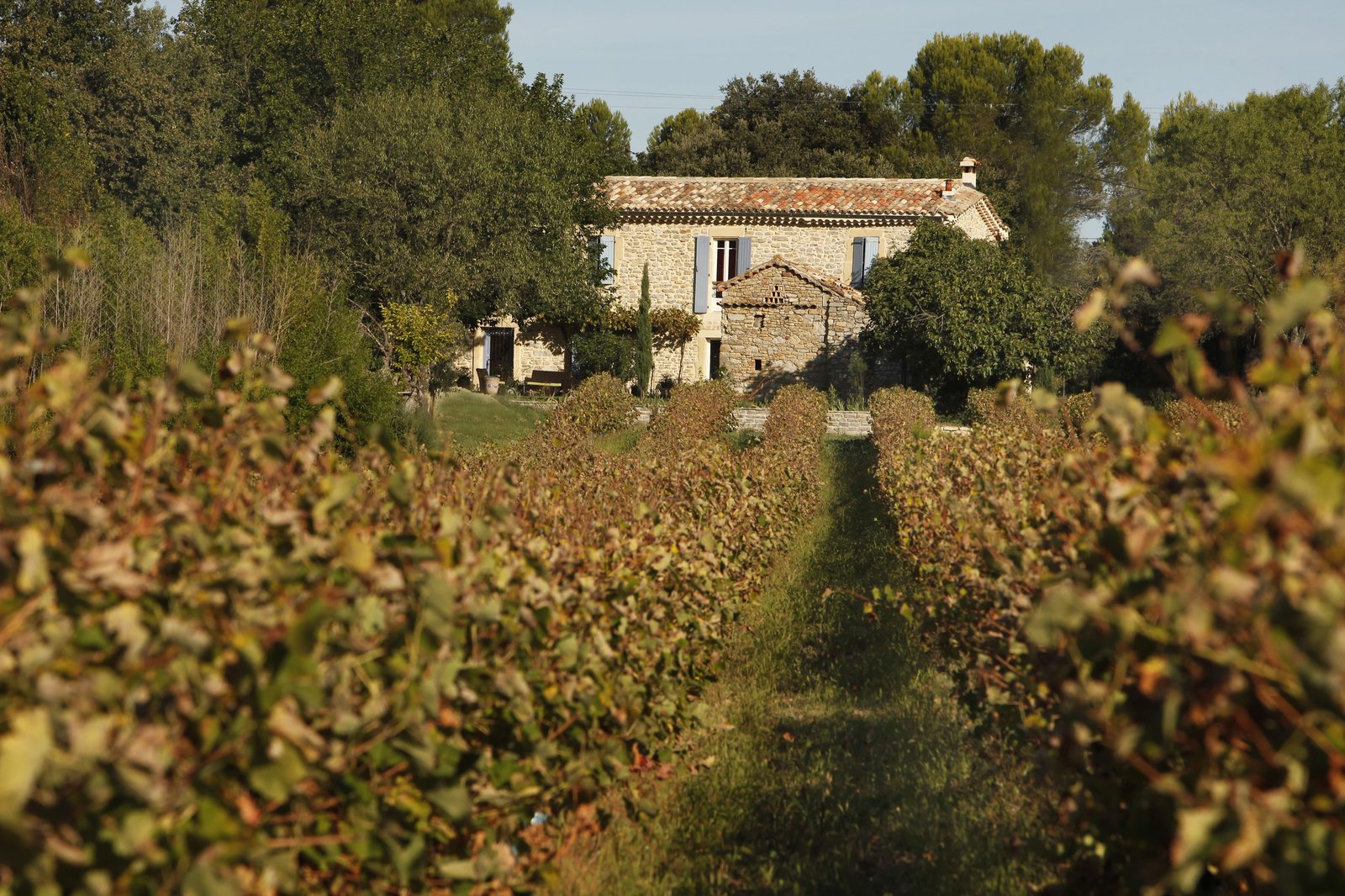 La demeure provençale en pierre du 18e siècle du Mas d'Alphonse