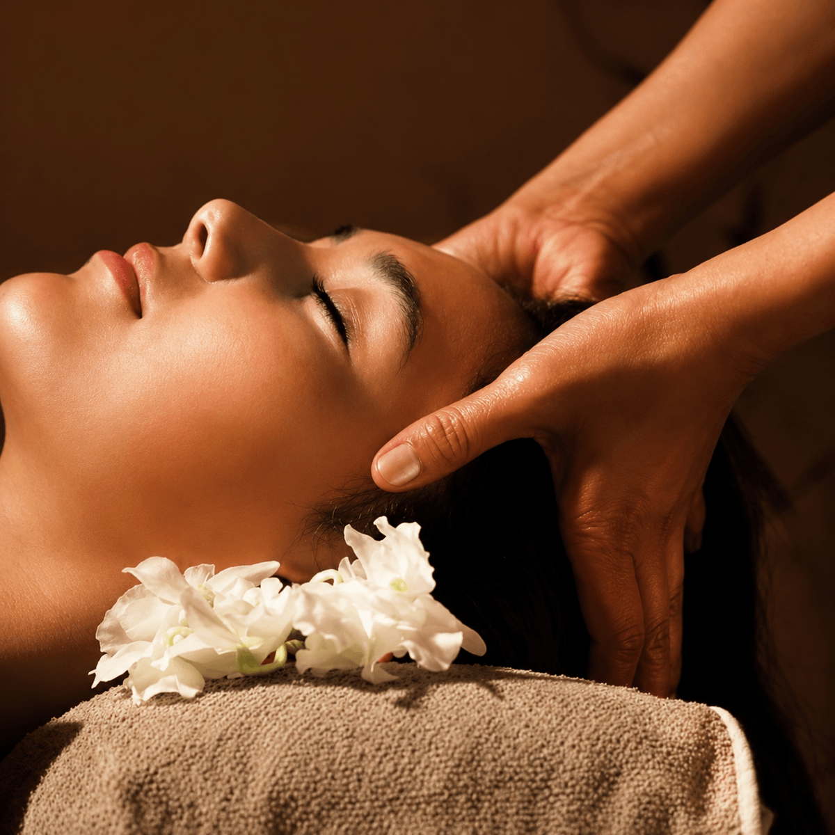 Cabine de massage tamisée au Mas d’Alphonse